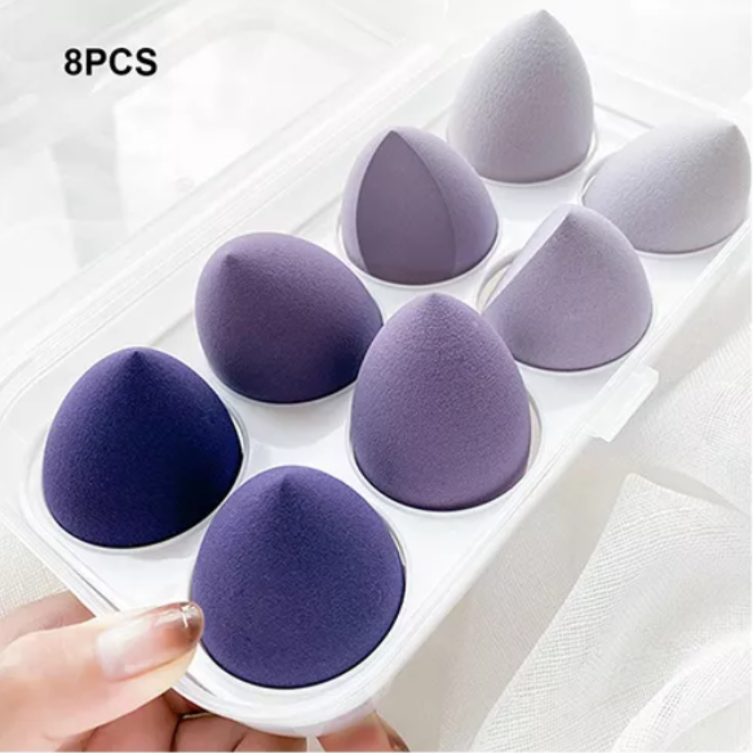 4pc Beauty Blender Puff Sponge Teardrop Egg Shape for Makeup