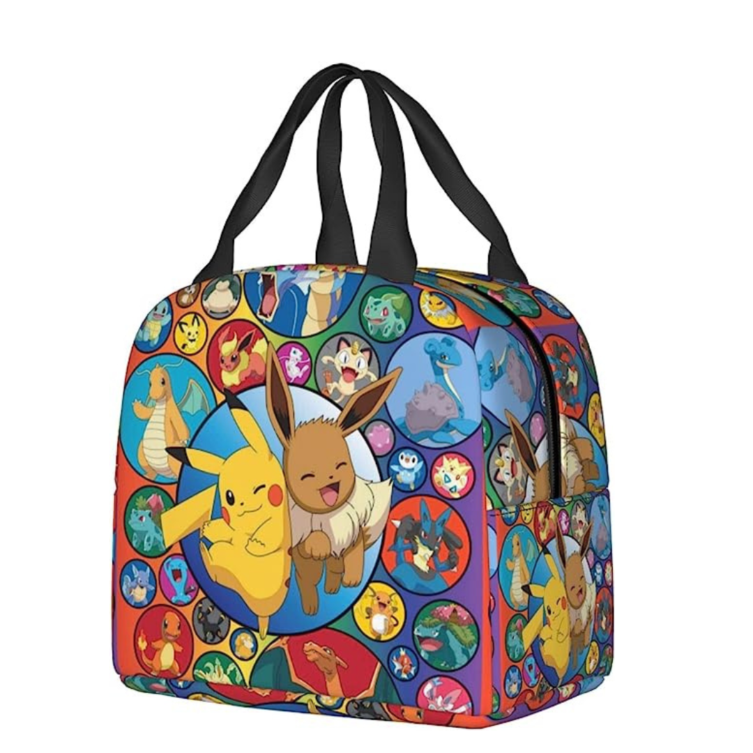 Pokemon Leakproof Reusable Insulated Lunch Tote Bag