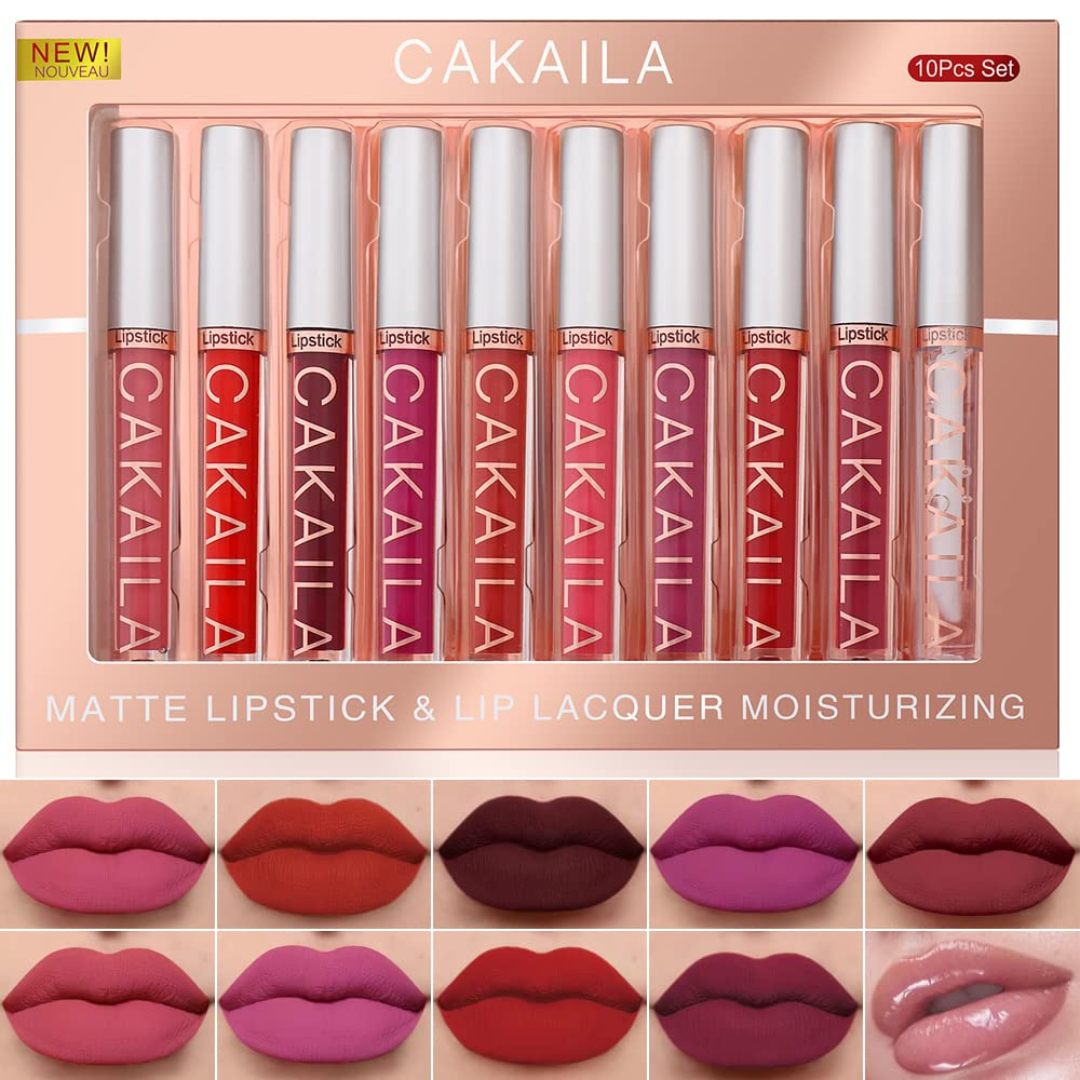 Cakaila 10 Piece Set Lip Gloss