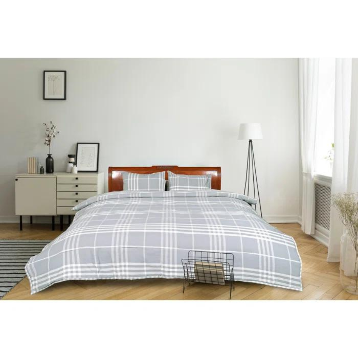 Kuldar Standard Cotton Reversible Comforter Set