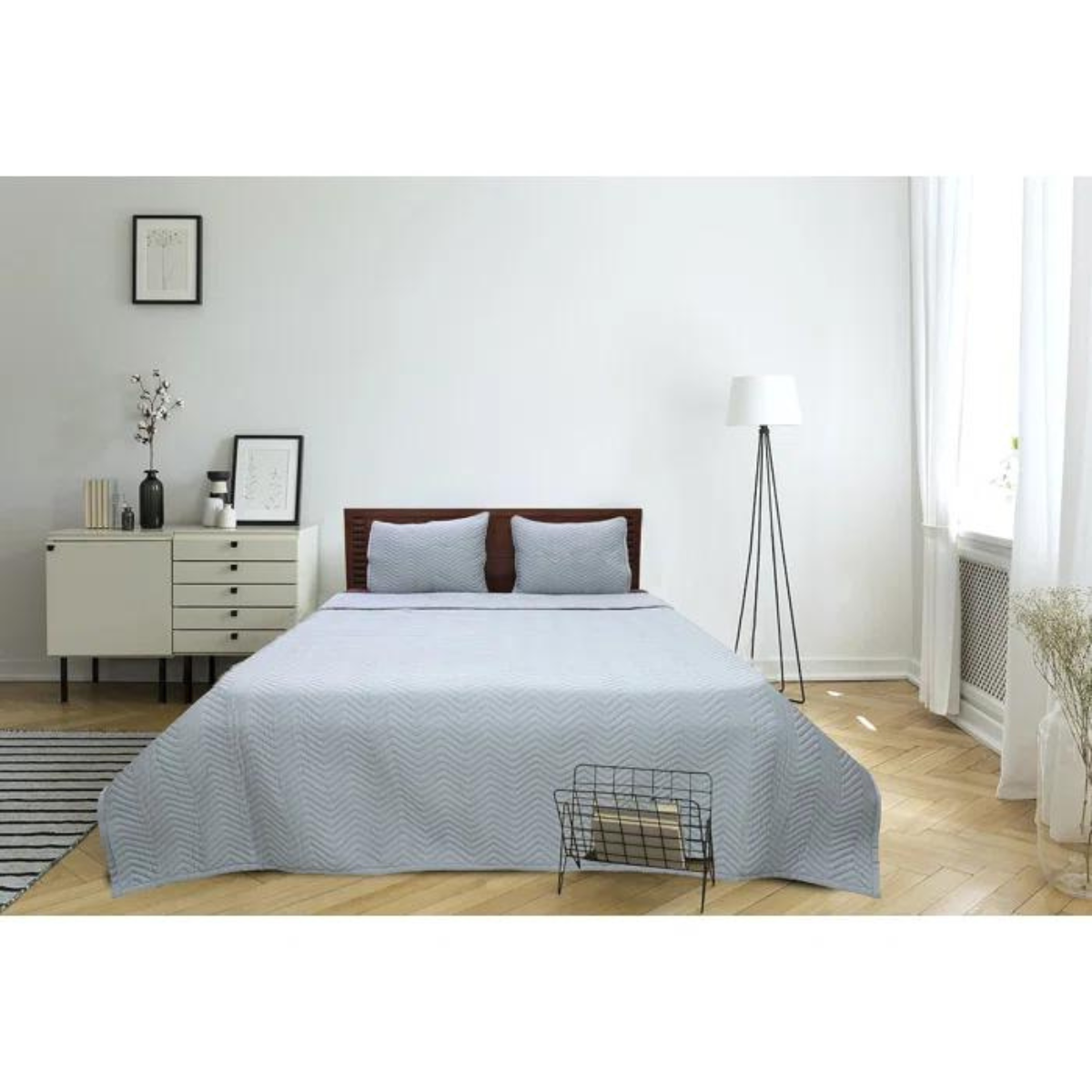 Standard Cotton Reversible Quilt Set