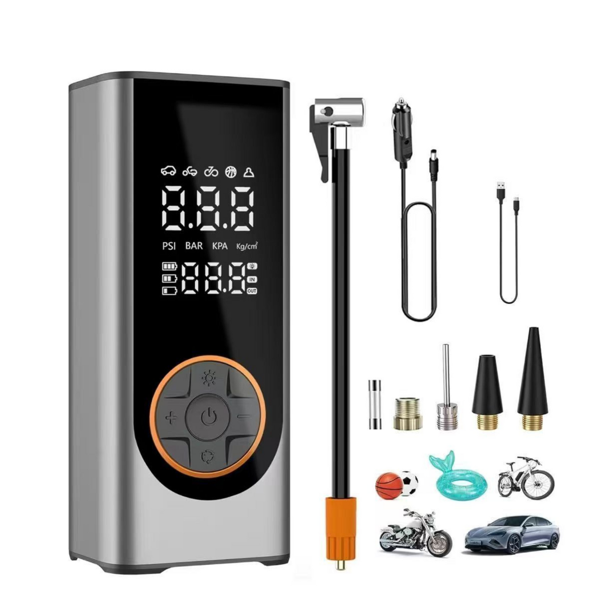 Portable Air Compressor 150PSI Tire Inflator