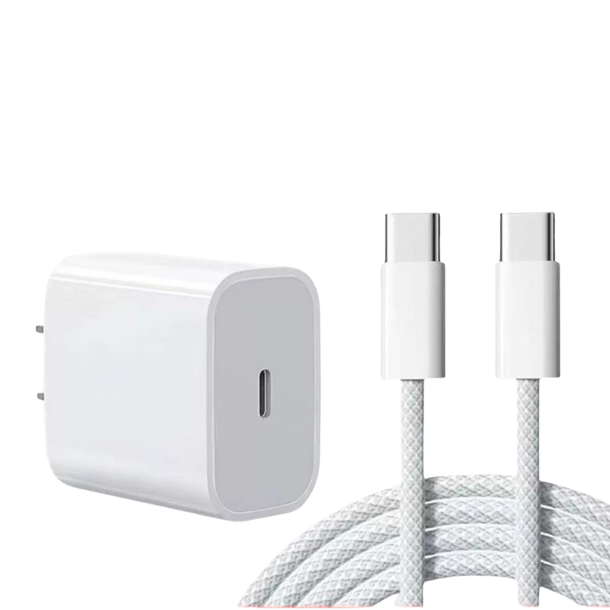 20w Fast Charging Block with 6 FT Cable