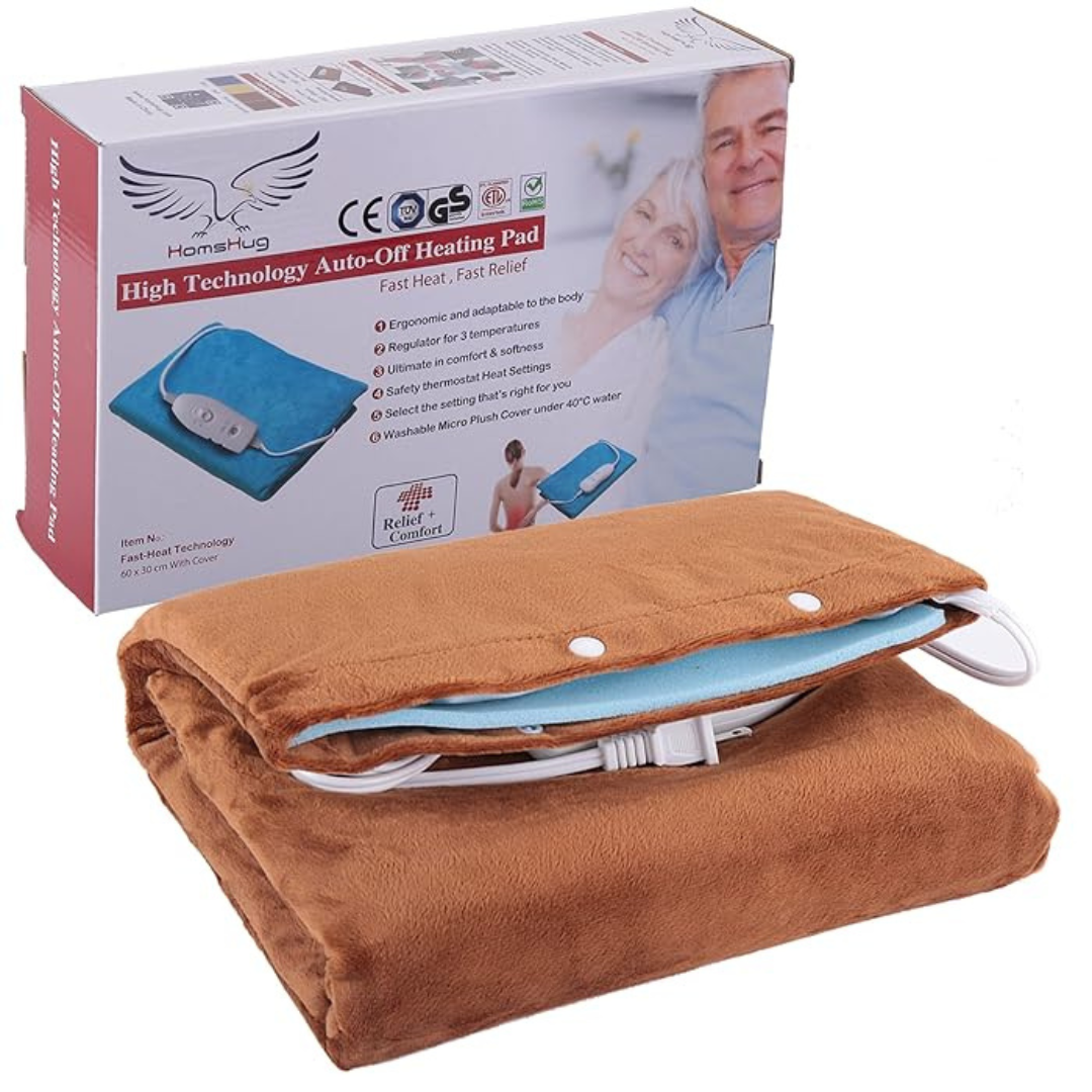 HomsHug High Technology Auto Off Heating Pad