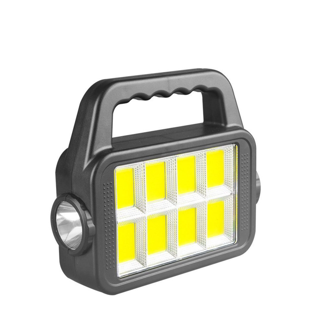 Super Solar Light USB Rechargeable COB LED Waterproof Handheld Flashlight