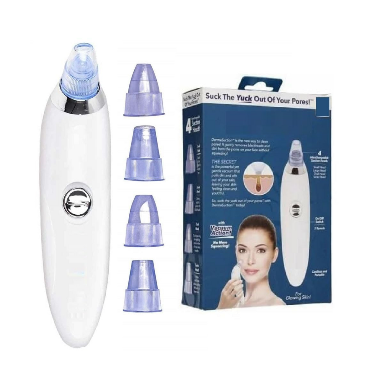 4 in 1 Multi-Function Derma Suction Pore Cleansing Vacuum