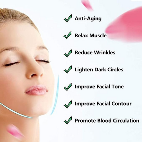 3D V-Shaped Manual Facial Roller Massager