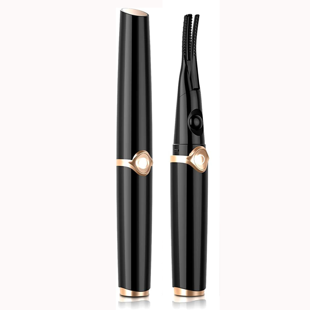 Electric Heated Eyelash Curler Clip Comb USB Rechargeable