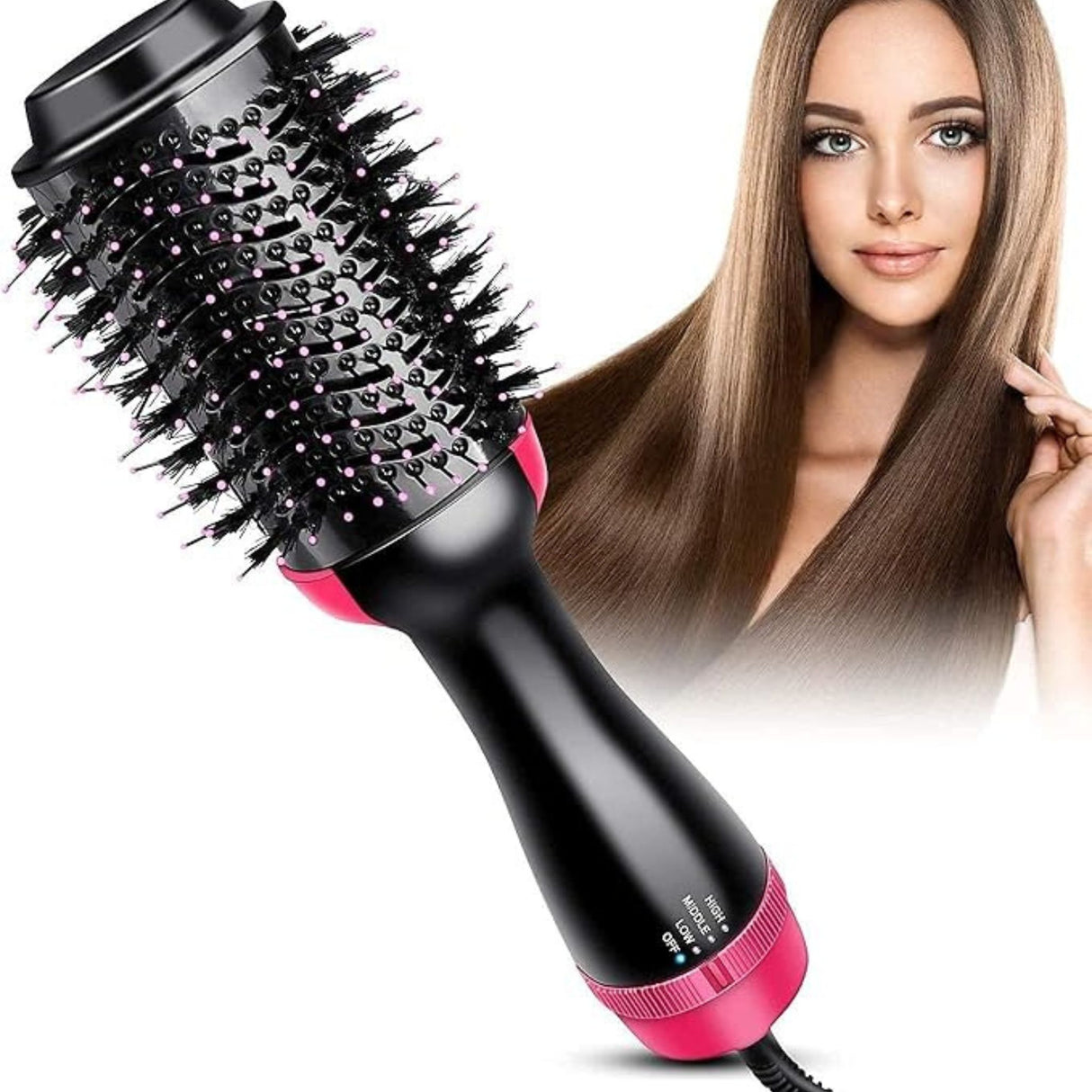 One Step Hot Air Brush 3 in 1 Hair Dryer And Styler Volumizer