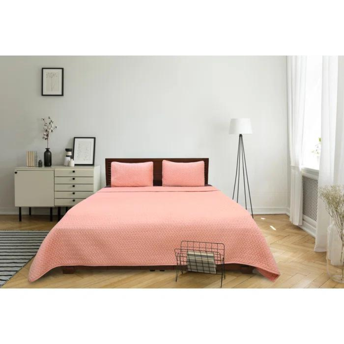 Standard Cotton Reversible Quilt Set