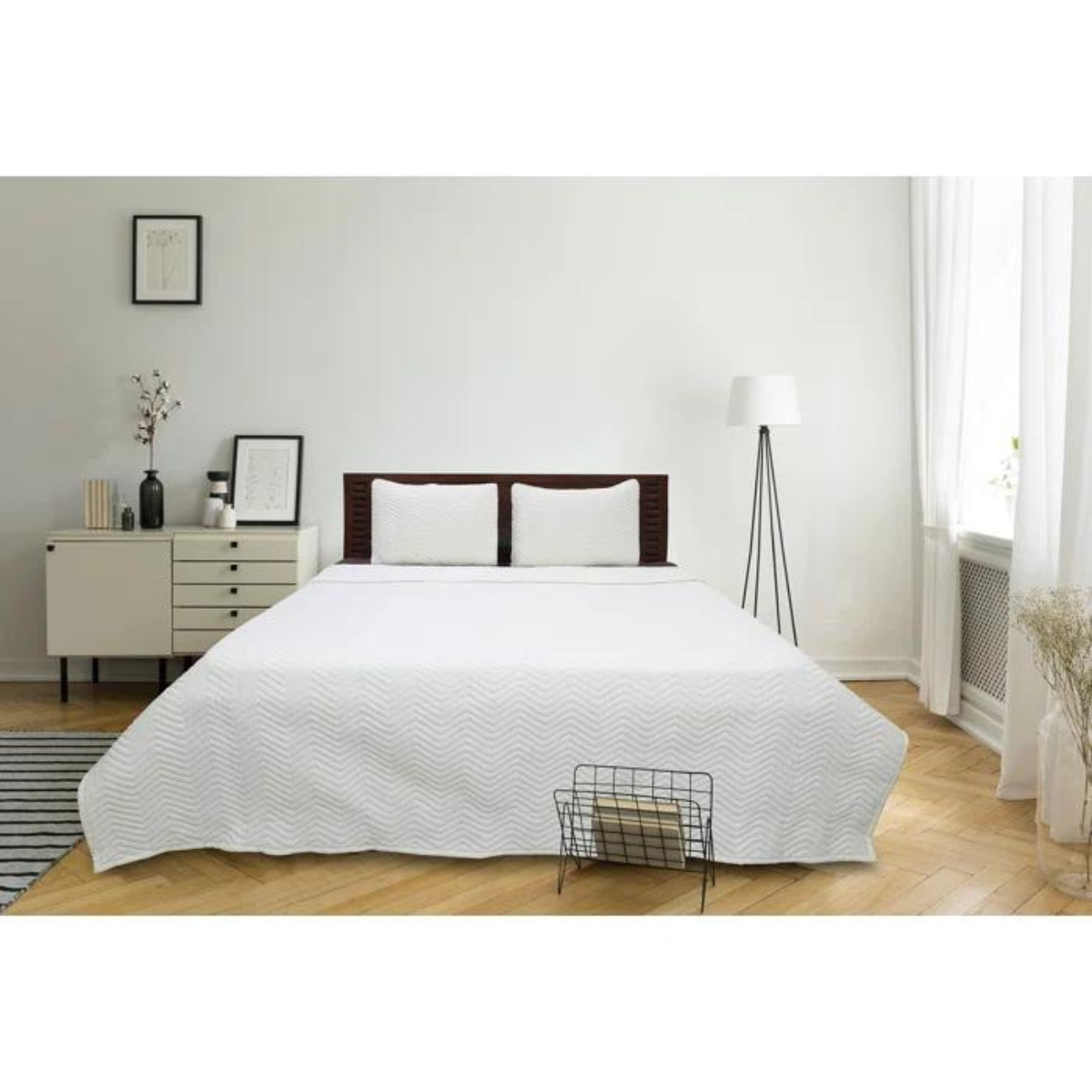 Standard Cotton Reversible Quilt Set