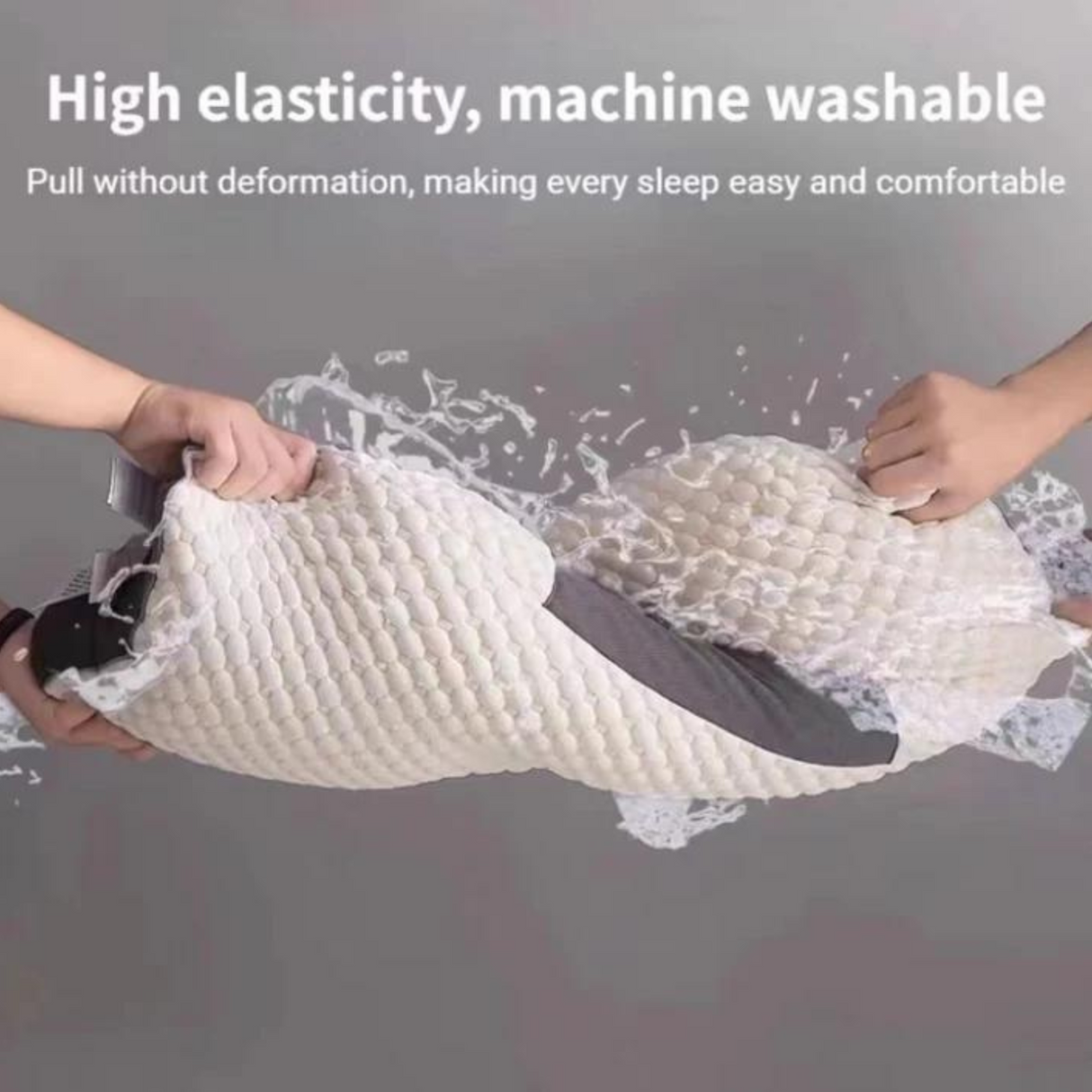 3D Knitted Cotton Neck Massage Pillow