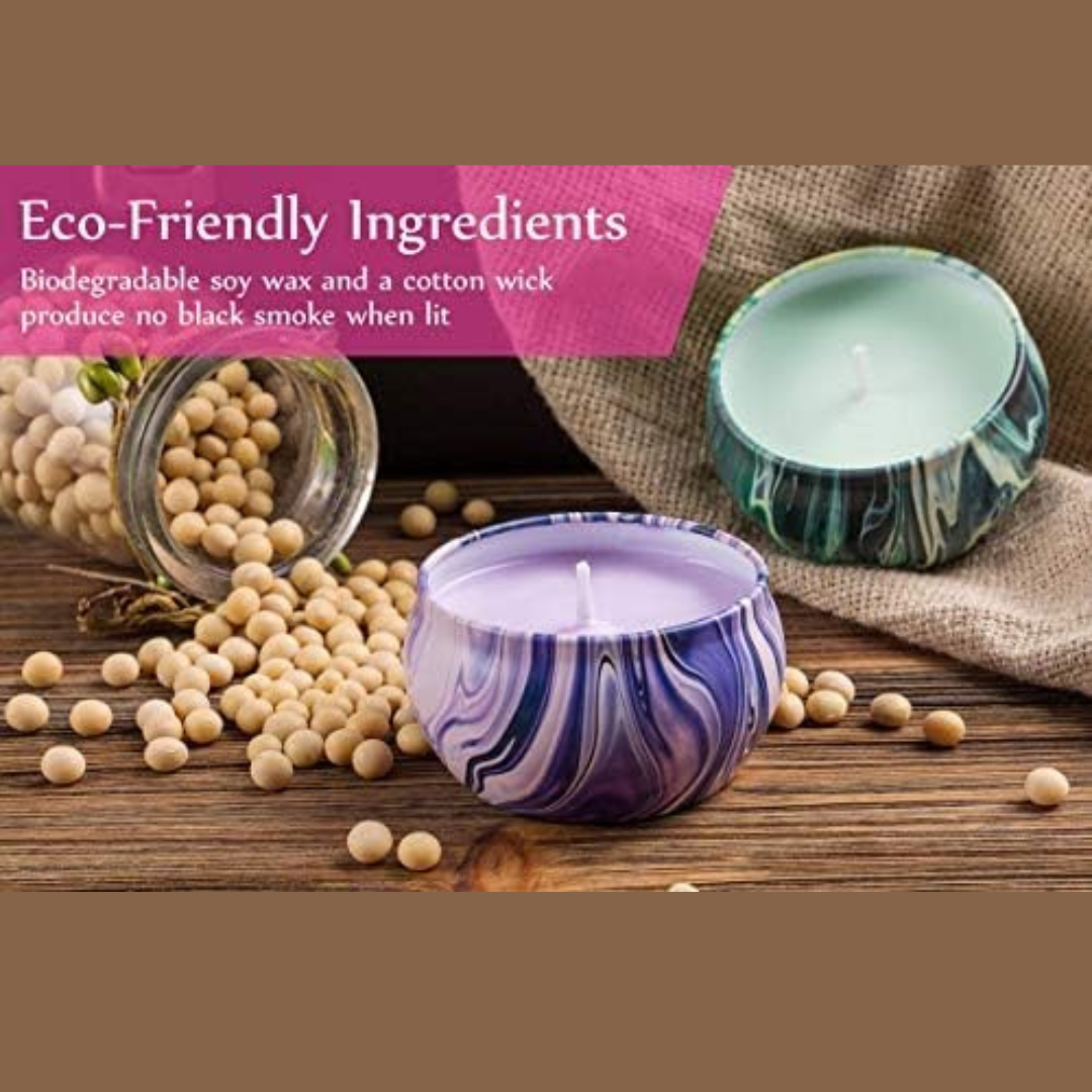 Soy Wax Aromatherapy Scented Candles Set