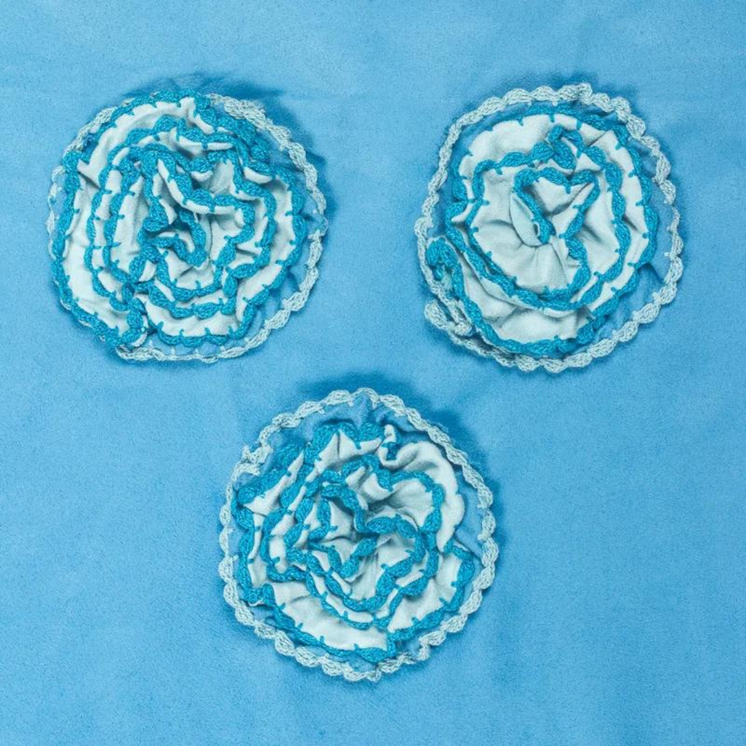 Floral Polyester Throw Pillow