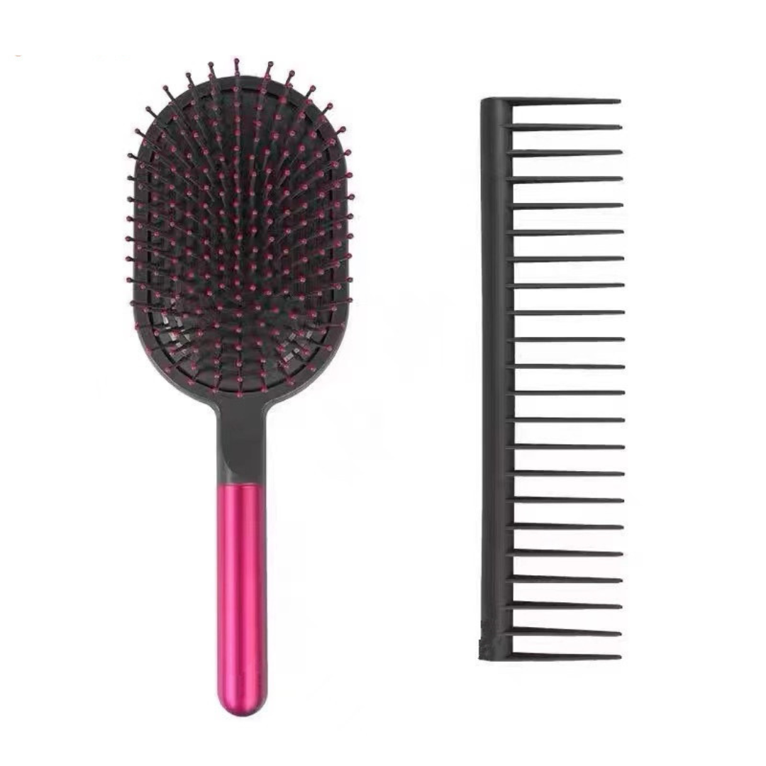 Paddle Brush and Detangling Comb Set