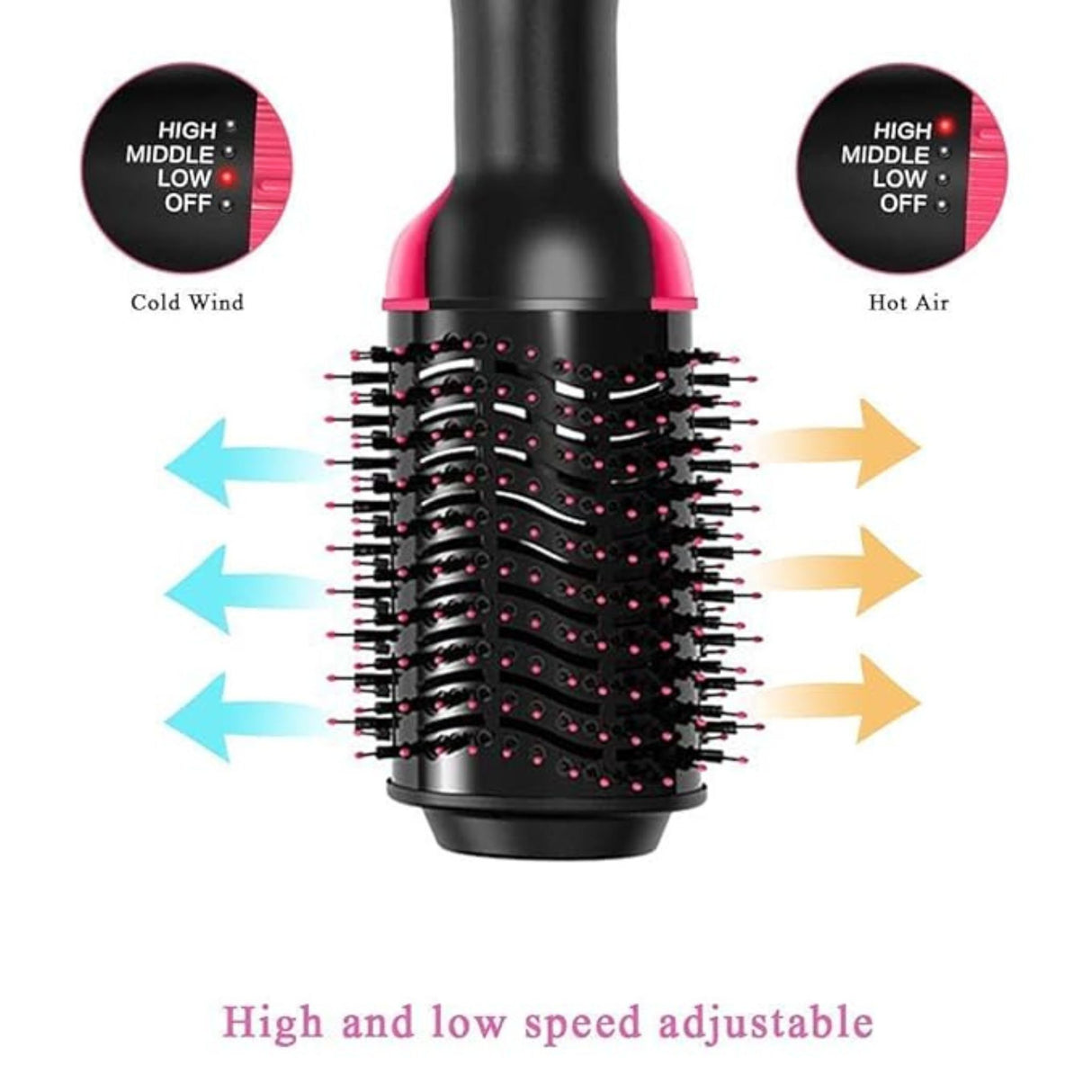 One Step Hot Air Brush 3 in 1 Hair Dryer And Styler Volumizer