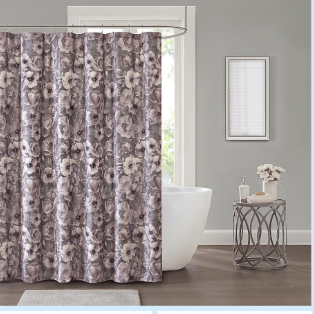 Bed Bath & Beyond Adaline Shower Curtain 72 x 72" Purple