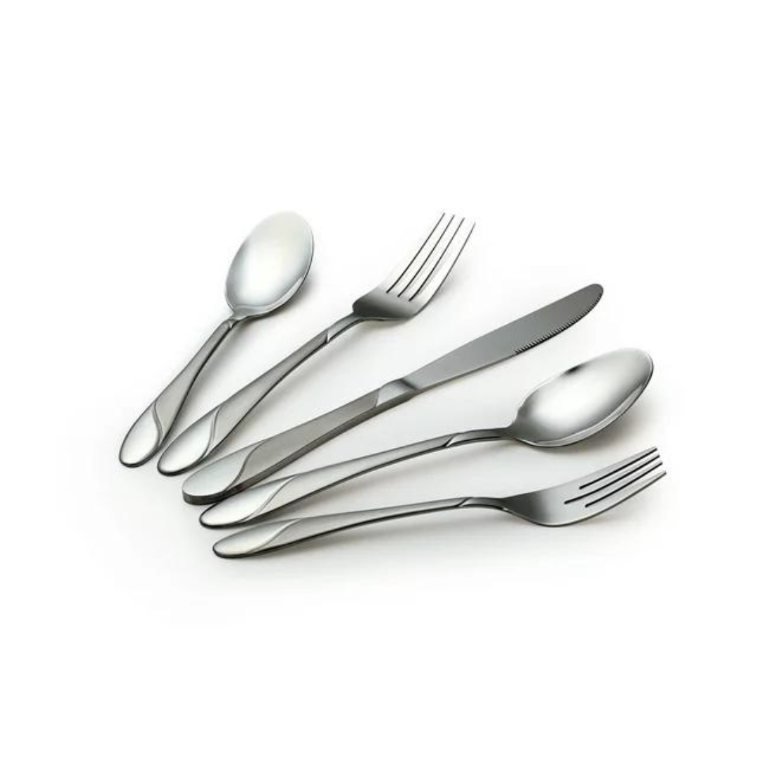 Toyo Hofu 20 Piece Flatware Set Stainless Steel Silverware Cutlery Set