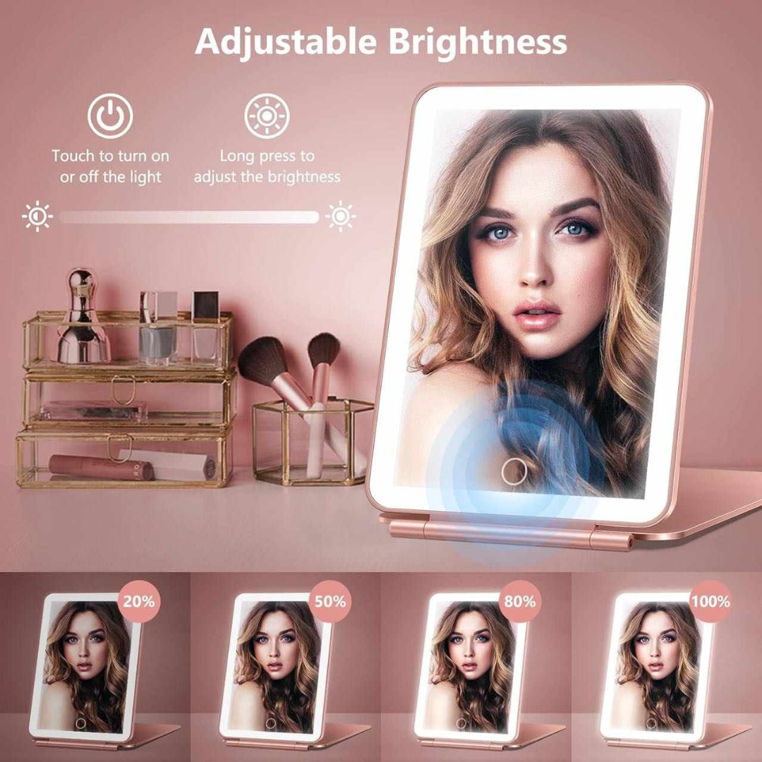 LED Rechargeable Portable Makeup Mirror