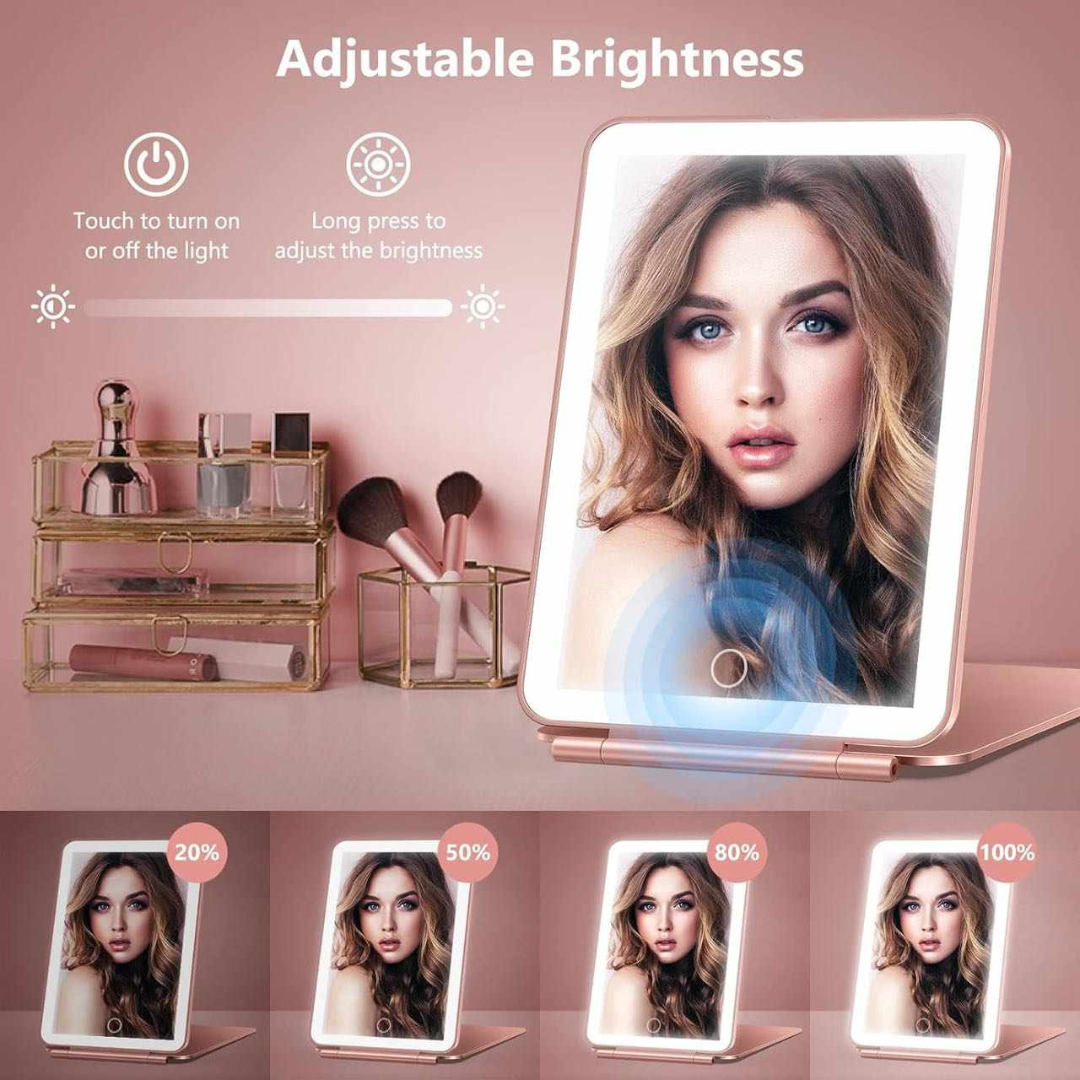 LED Rechargeable Portable Vanity Mirror