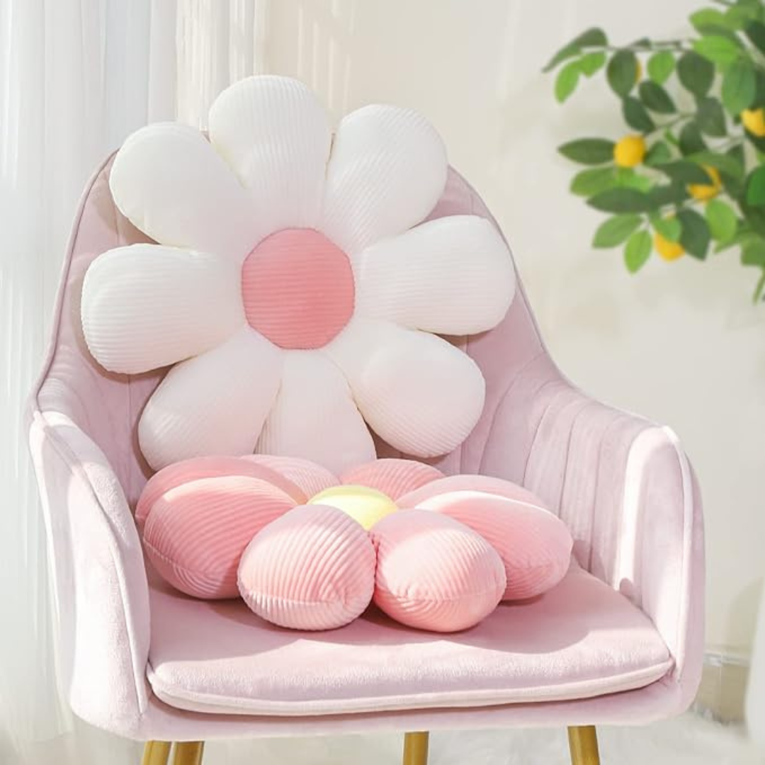 Daisy Shaped Soft Throw Pillows