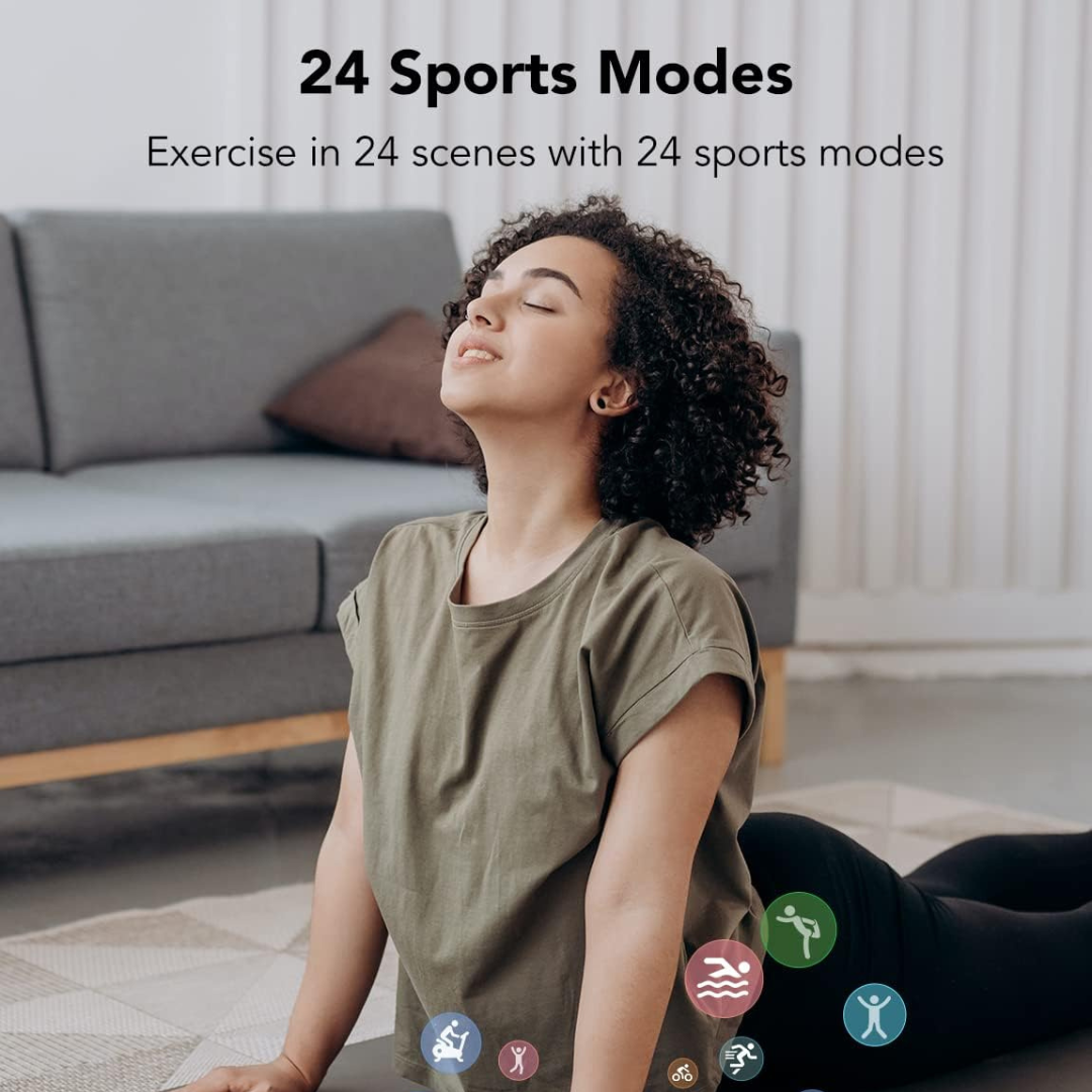 Smart Watch Fitness Tracker 5ATM Waterproof