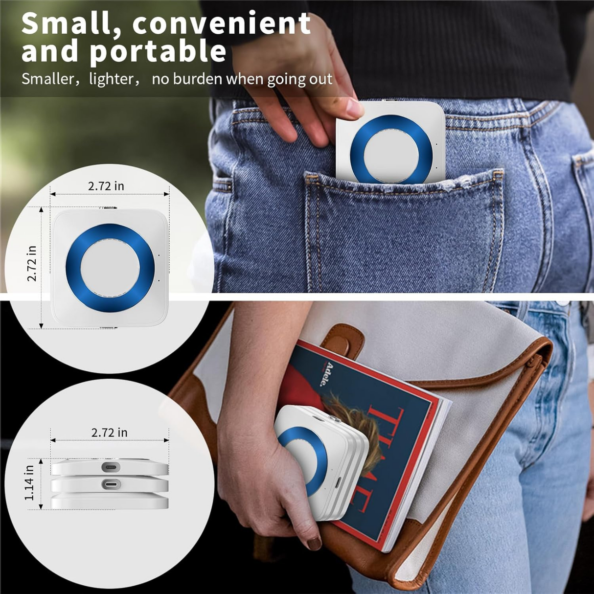 3 in 1 Portable Magnetic Wireless Charger for Apple Devices