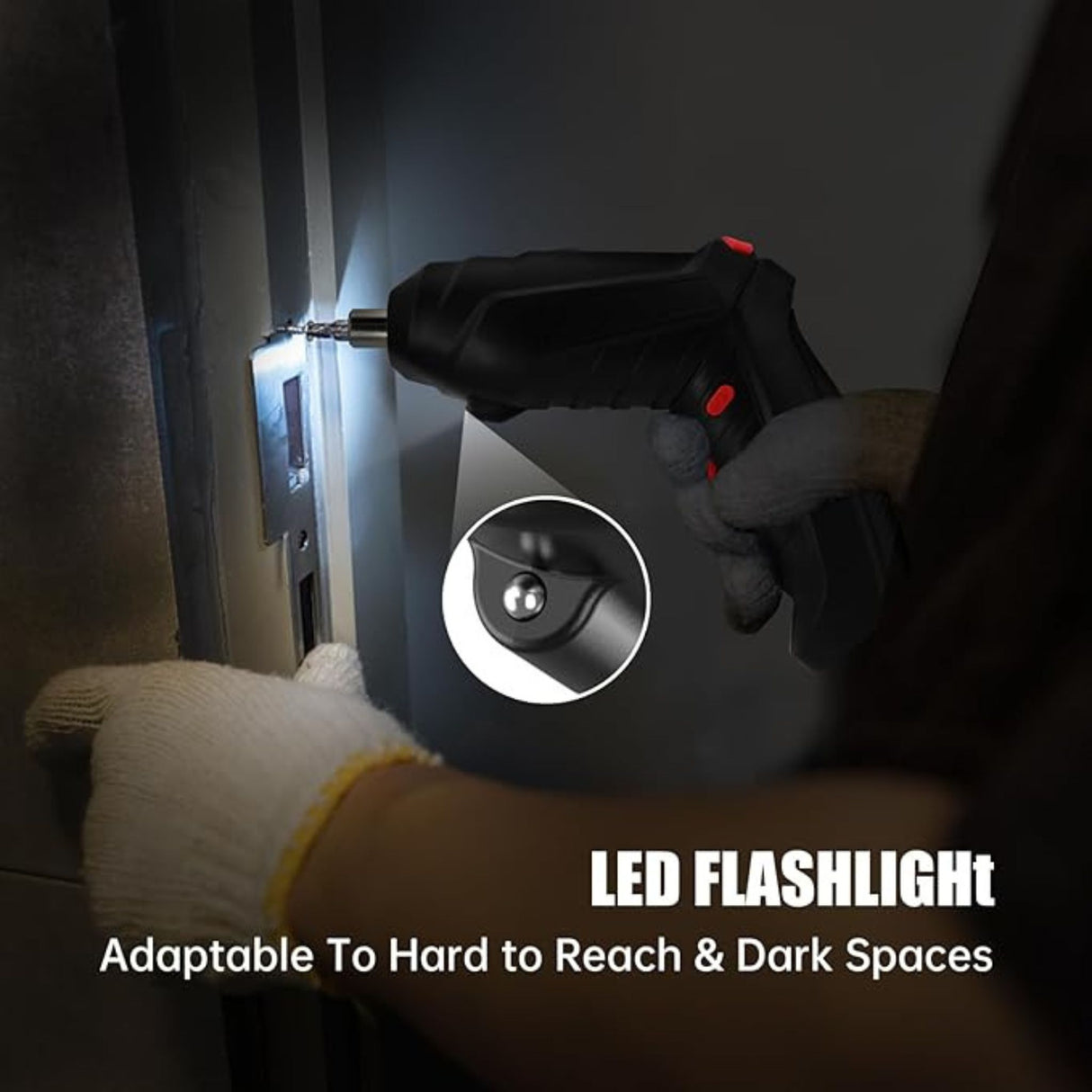 Rechargeable Electric Screwdriver Portable Set 3.6V with 47 pcs Cordless Accessories