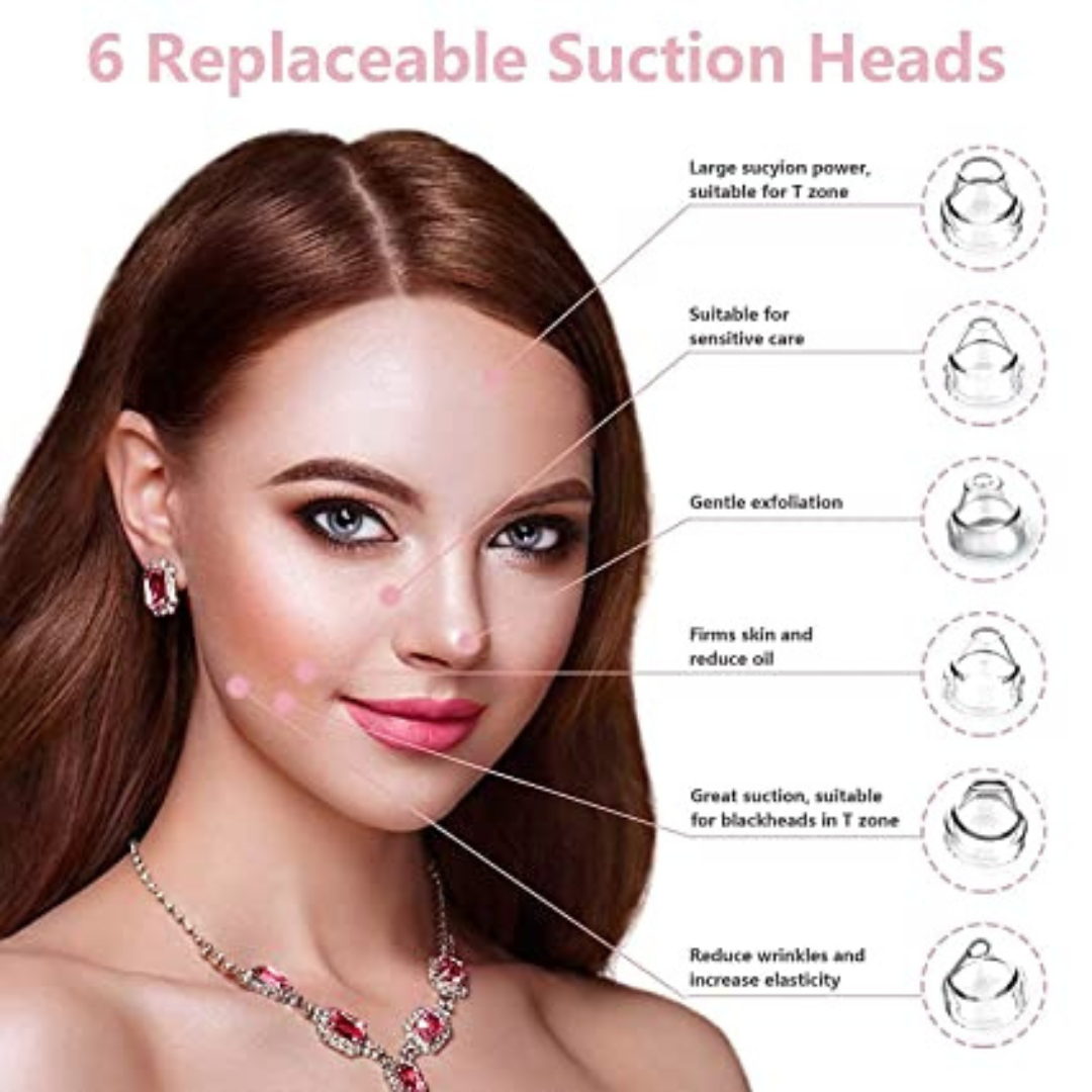 MAXSHOP Blackhead Remover Vacuum Pore Cleaner with Camera, Comedones Extractor for Facial Deep Cleansing