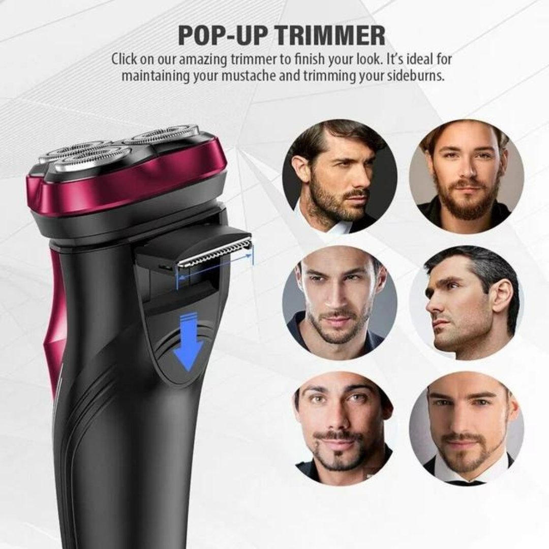 FLYCO FS302US Electric Shaver Shaving Razor Beard Trimmers with 3D Floating Head