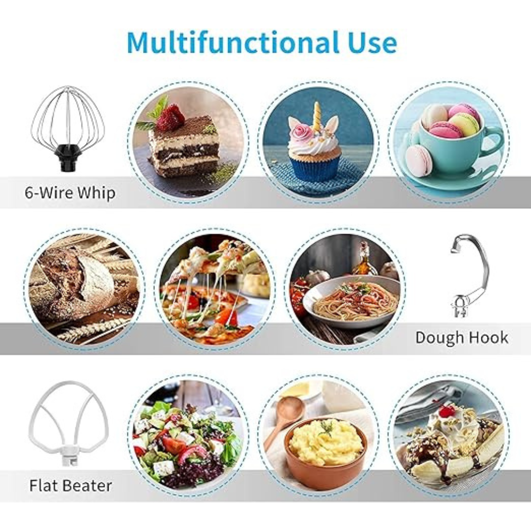 Kuppet 8 Speed Tilt-Head Electric Stand Mixer