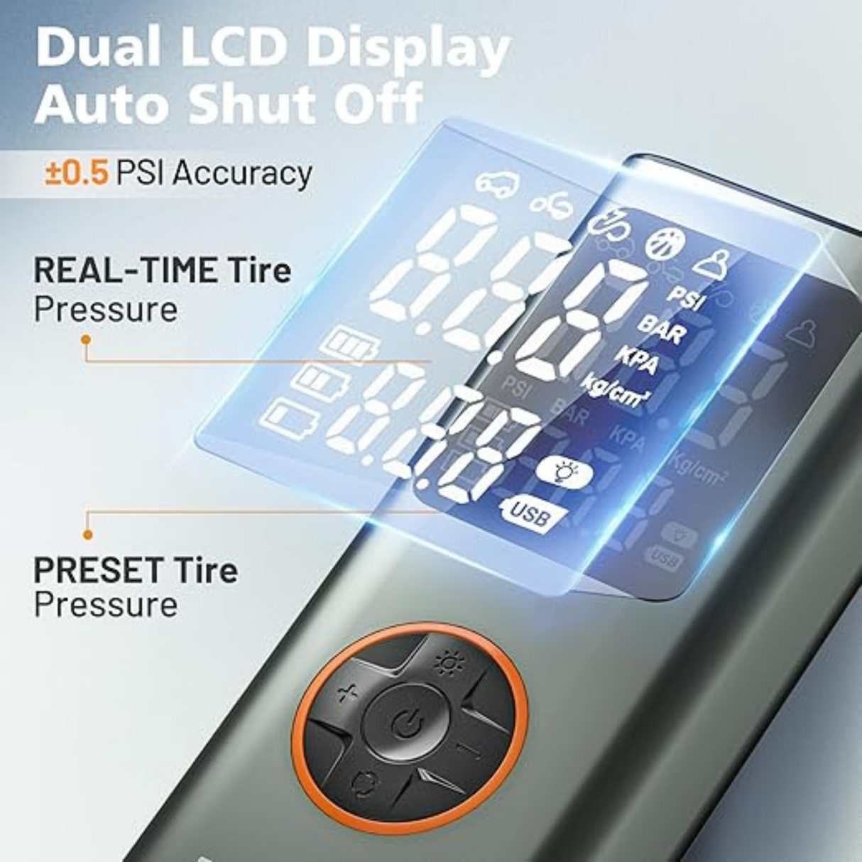 Portable Air Compressor 150PSI Tire Inflator