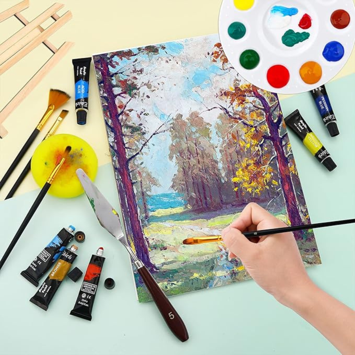56 pcs Professional Acrylic Paint Set