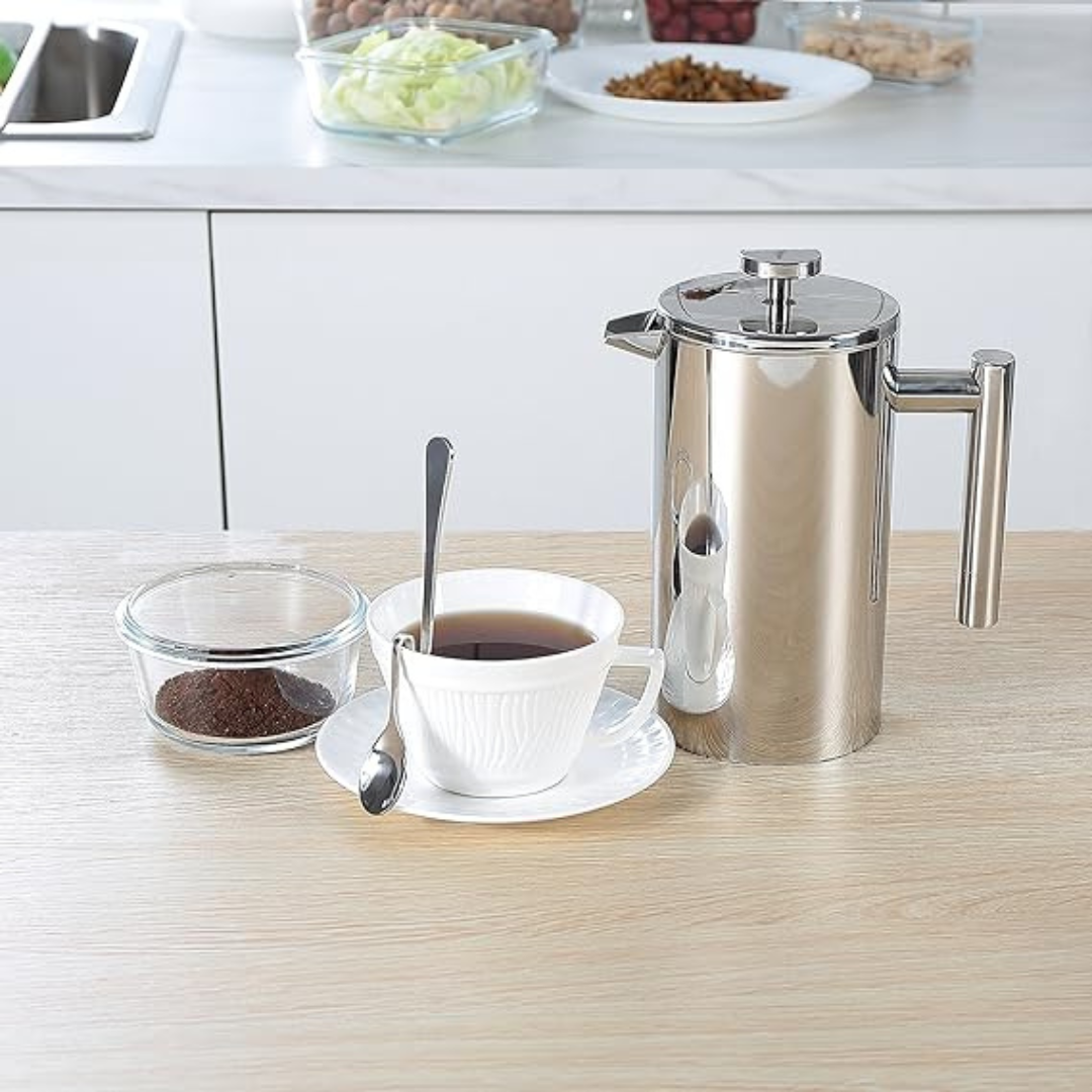 HomsHug Stainless Steel French Press Coffee Maker