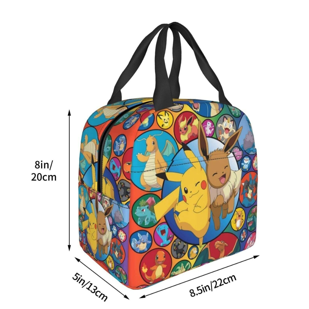 Pokemon Leakproof Reusable Insulated Lunch Tote Bag