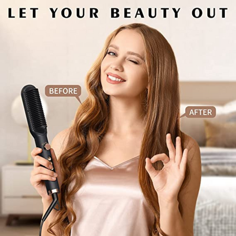 LassRoka Negative Ion Hair Straightener Comb