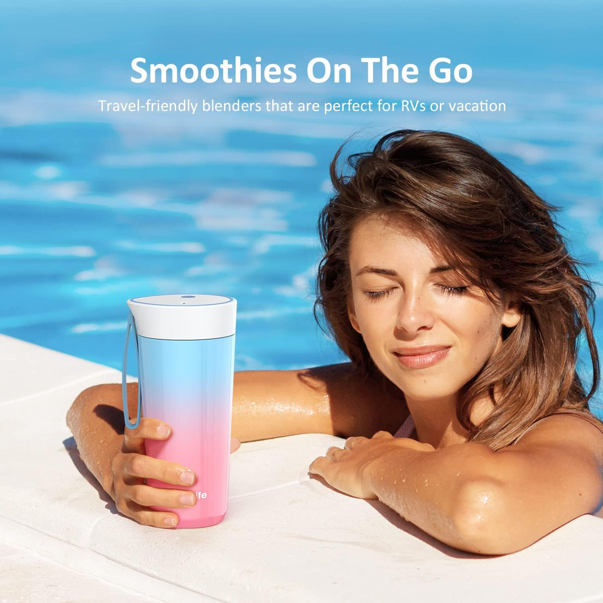 Portable Blender Stainless Steel for Shakes and Smoothies