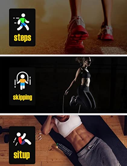 Smart Watch Fitness Tracker 1.69 inch Touch Screen