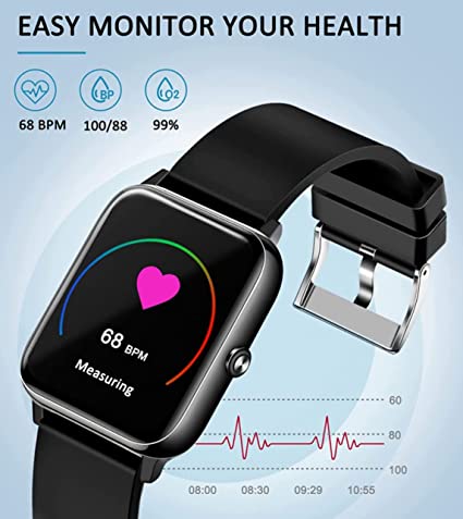 Smart Watch Fitness Tracker 1.69 inch Touch Screen