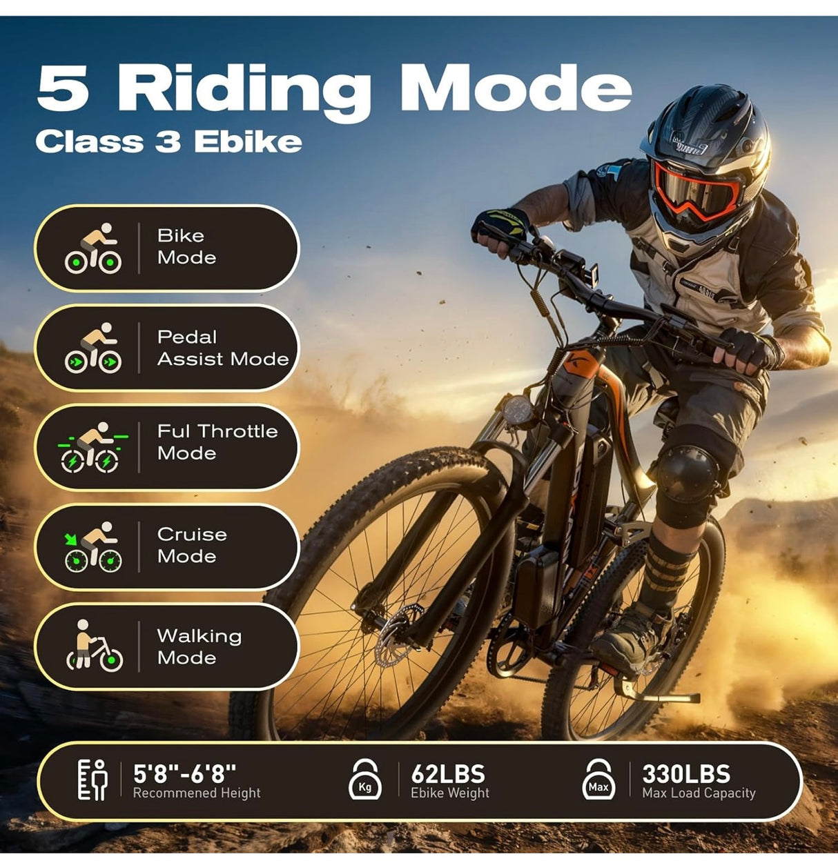 EDIKANI Electric Bike for Adults 29 inch Ebike with Peak 1500W Brushless Motor