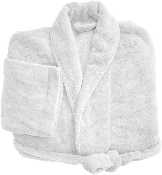 CozCot Unisex Plush Fleece Robe