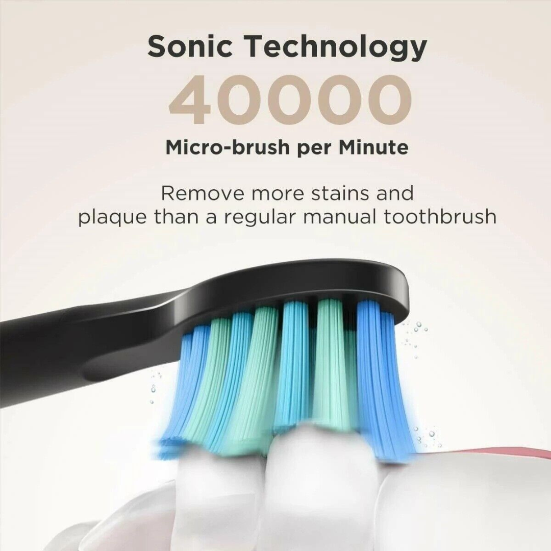 Fairywill D8 Dual Pack Toothbrush Set