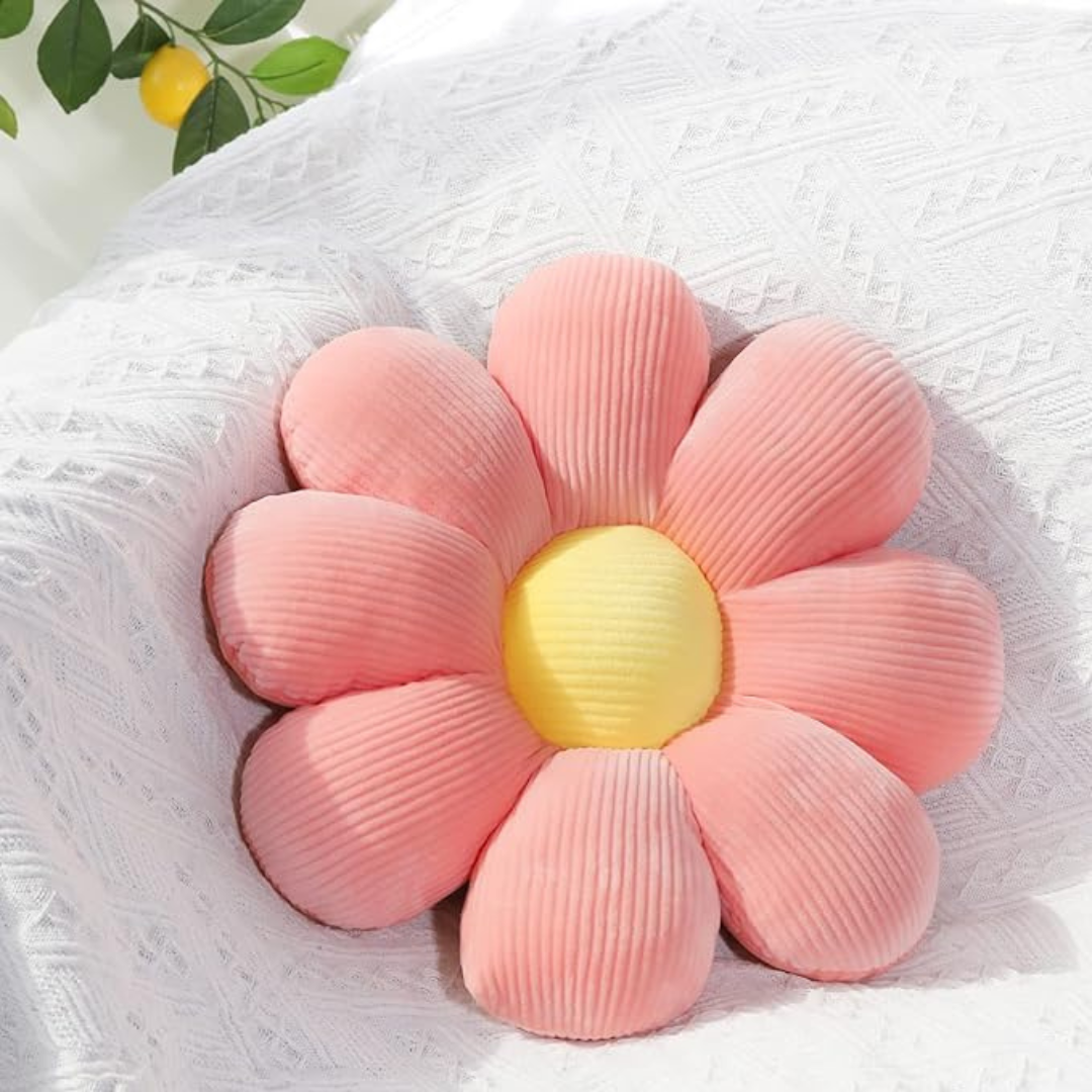 Daisy Shaped Soft Throw Pillows
