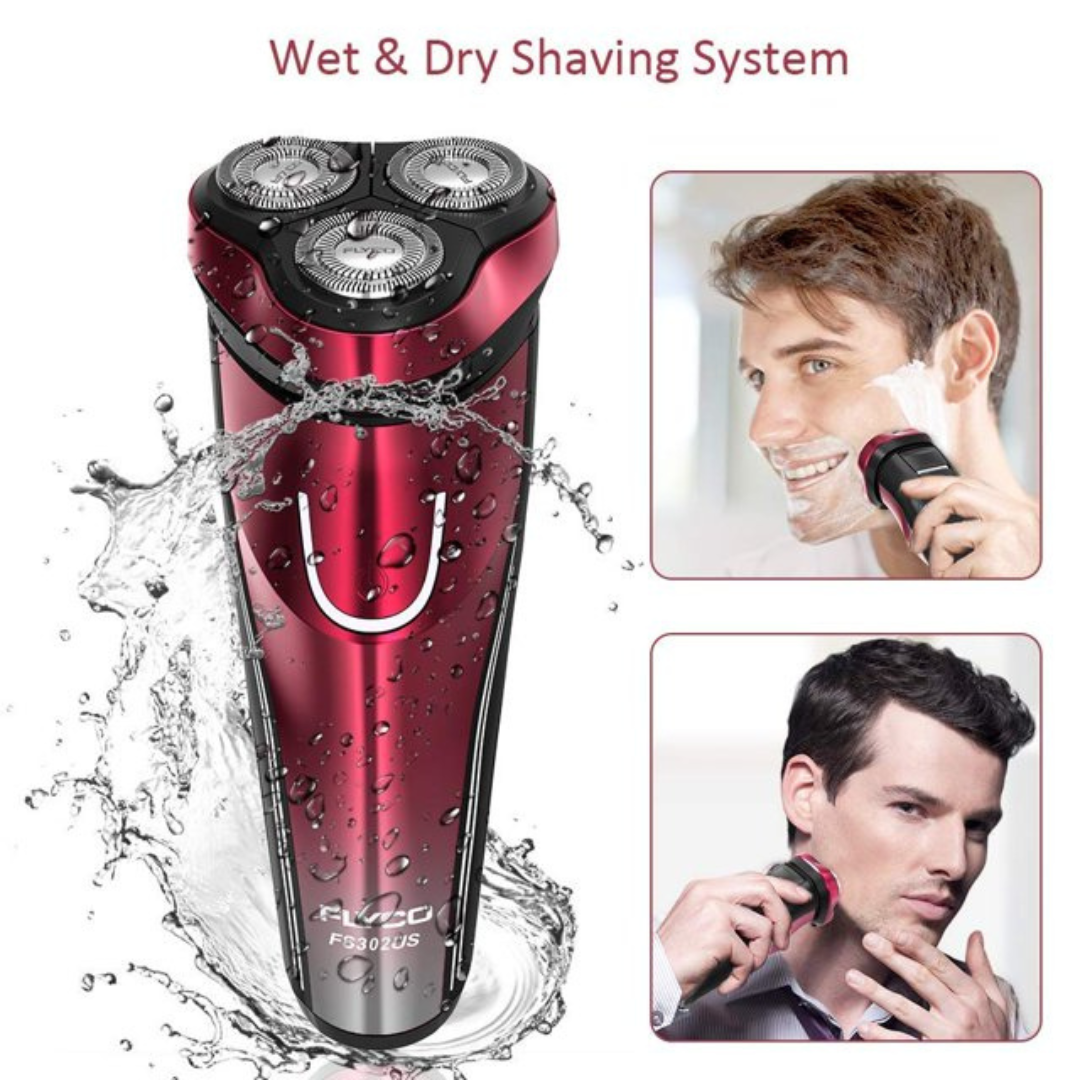 FLYCO FS302US Electric Shaver Shaving Razor Beard Trimmers with 3D Floating Head