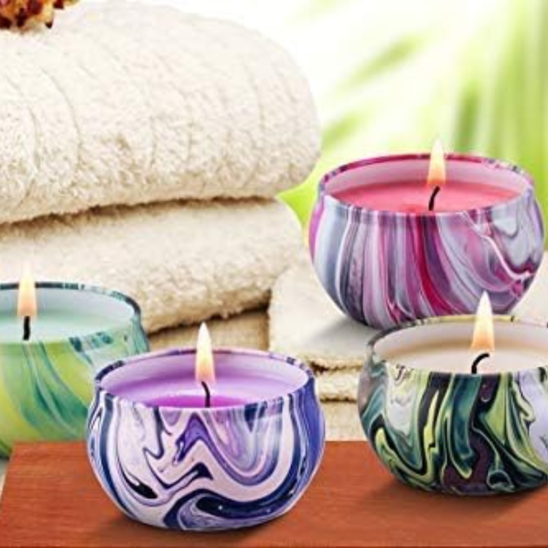 Soy Wax Aromatherapy Scented Candles Set