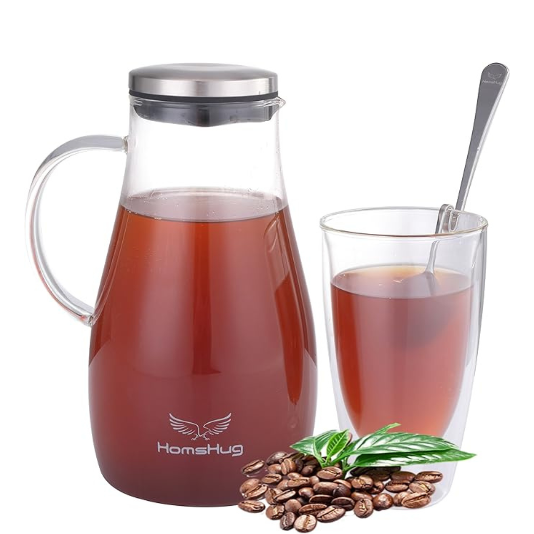 HomsHug Cold Brew Iced Coffee Maker and Tea Infuser 1000ml