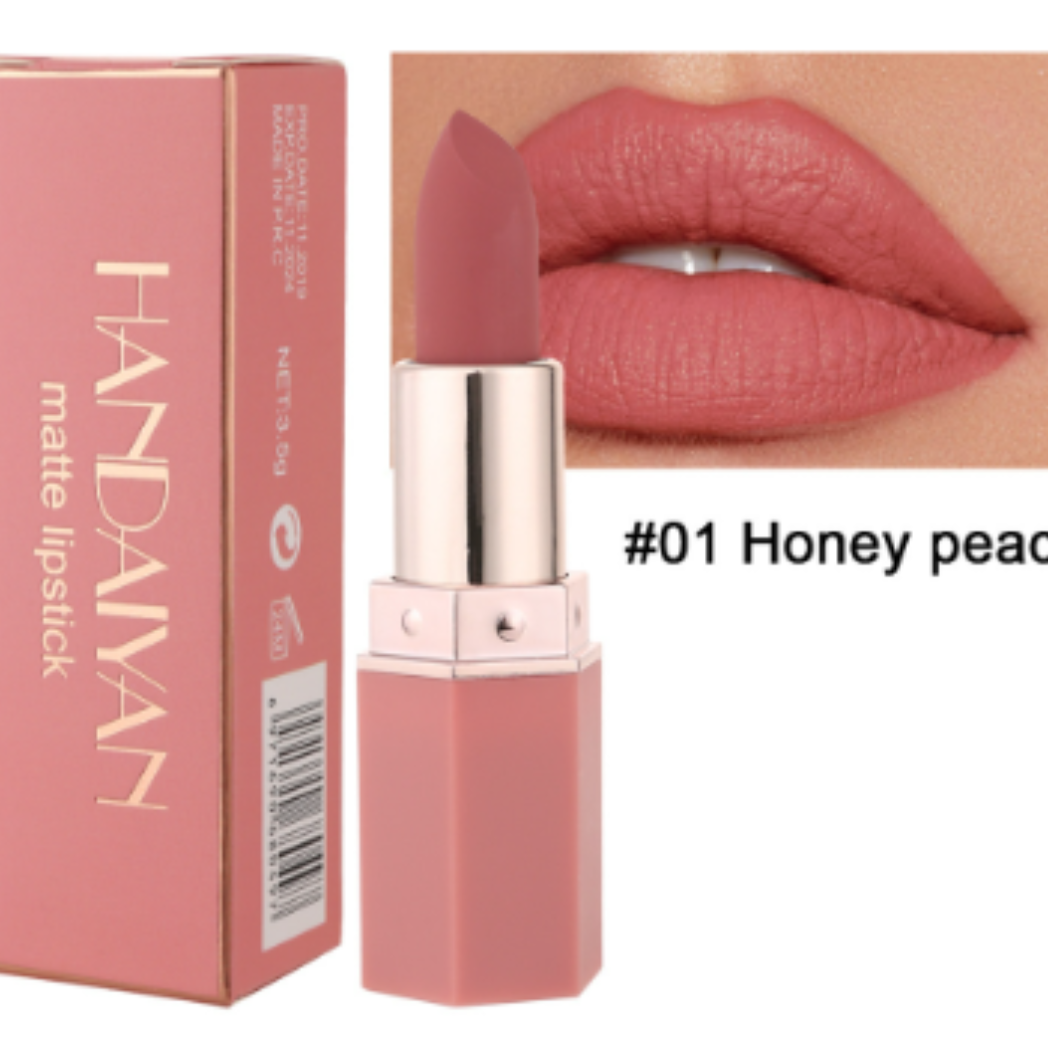 6 piece Nude Velvet Cream Matte Lipstick Set