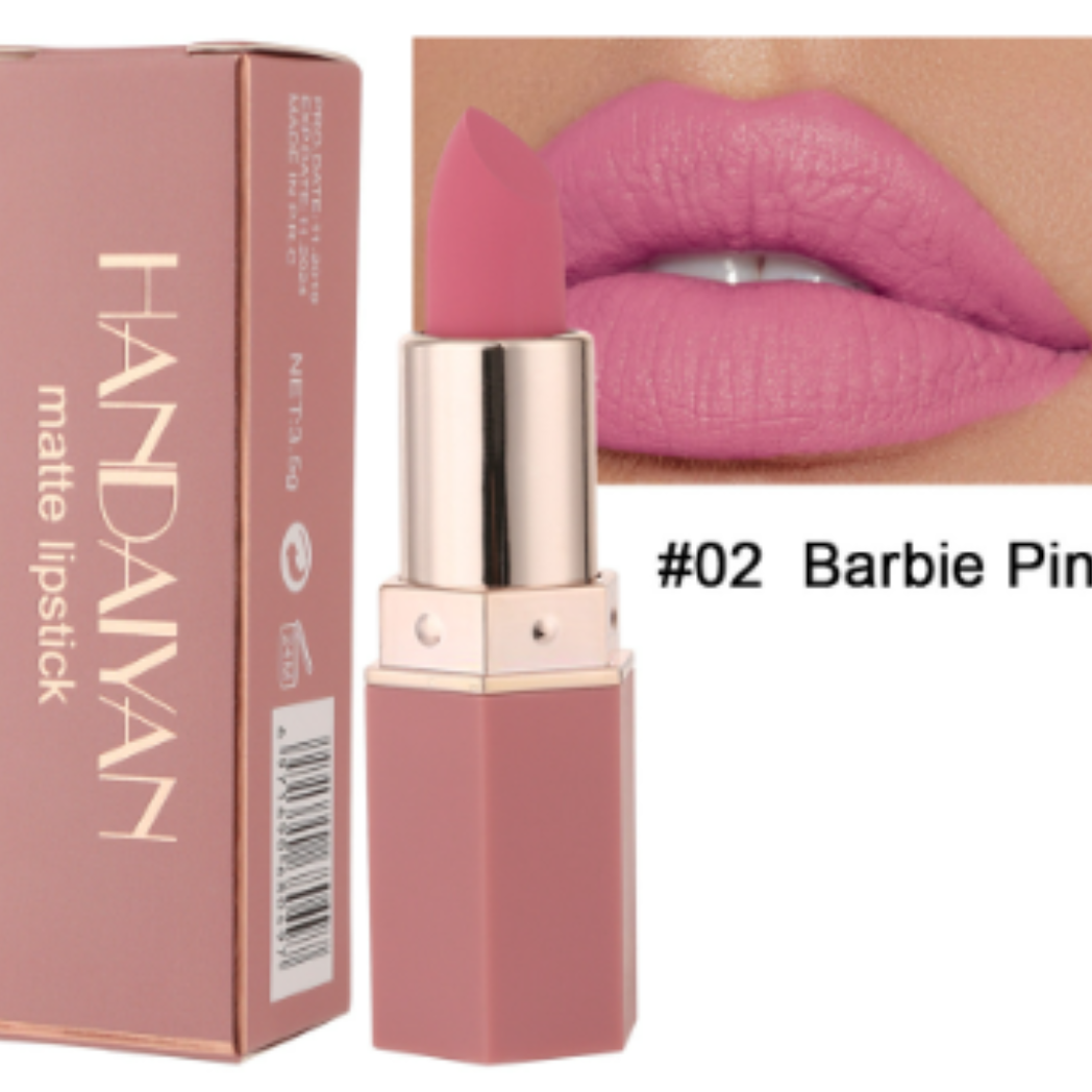 6 piece Nude Velvet Cream Matte Lipstick Set