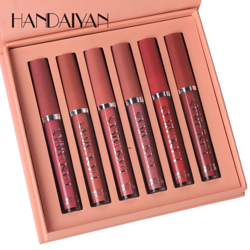 6 piece Handaiyan Waterproof Matte Liquid Lipstick Set