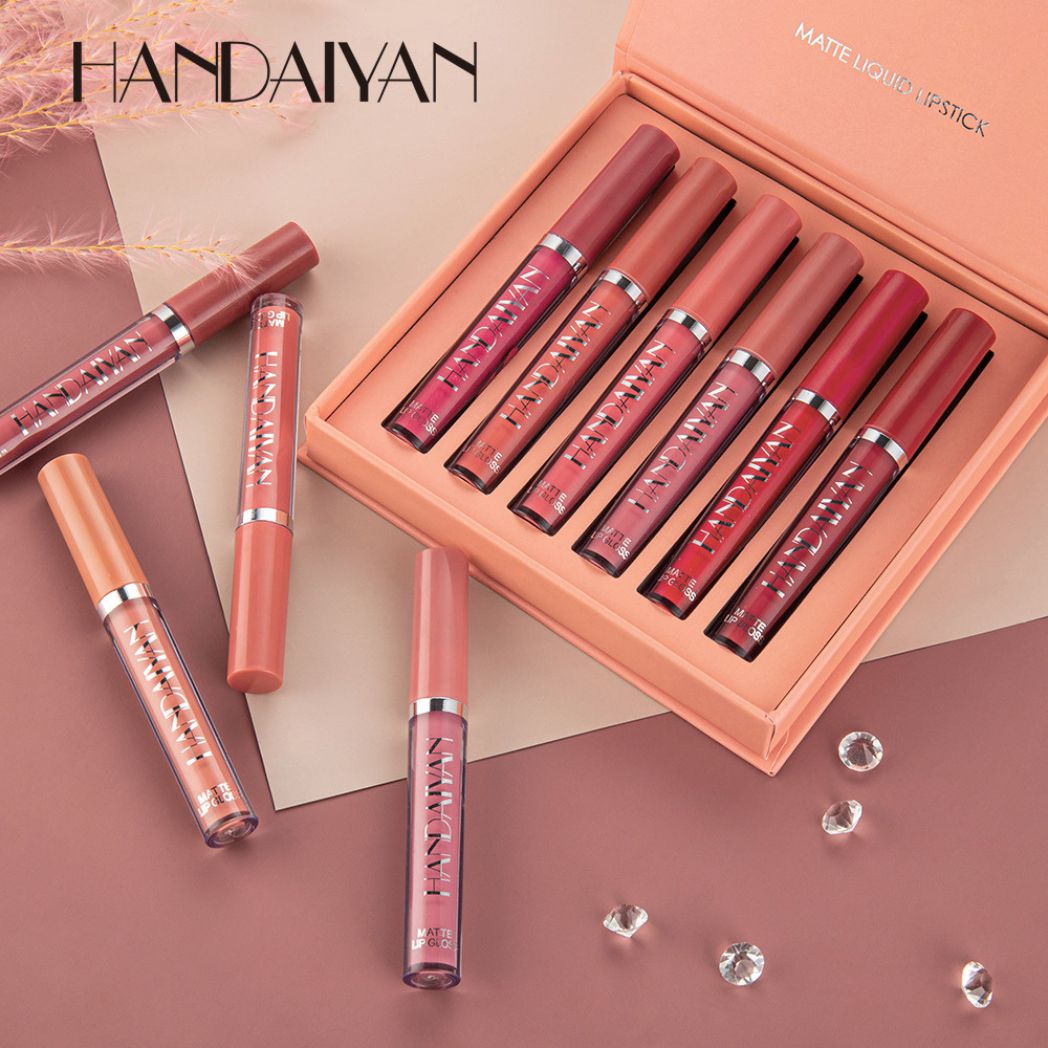 6 piece Handaiyan Waterproof Matte Liquid Lipstick Set